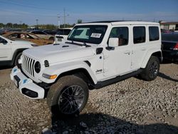 Jeep Wrangler salvage cars for sale: 2023 Jeep Wrangler Sahara 4XE