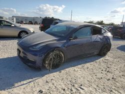 Tesla Model y salvage cars for sale: 2021 Tesla Model Y