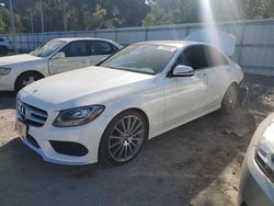 Mercedes-Benz c-Class salvage cars for sale: 2017 Mercedes-Benz C300