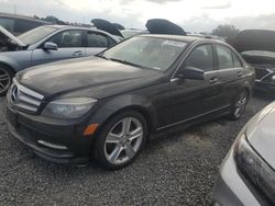 Mercedes-Benz salvage cars for sale: 2011 Mercedes-Benz C 300 4matic