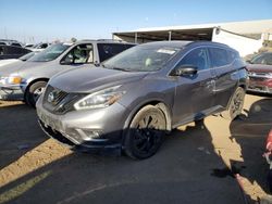 Nissan Murano salvage cars for sale: 2018 Nissan Murano S