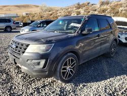 Salvage cars for sale from Copart Reno, NV: 2017 Ford Explorer Sport