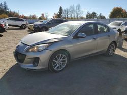 Salvage cars for sale from Copart Bowmanville, ON: 2012 Mazda 3 S