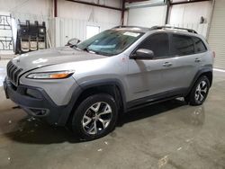 Jeep salvage cars for sale: 2015 Jeep Cherokee Trailhawk