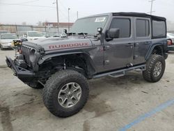 Vehiculos salvage en venta de Copart Los Angeles, CA: 2019 Jeep Wrangler Unlimited Rubicon