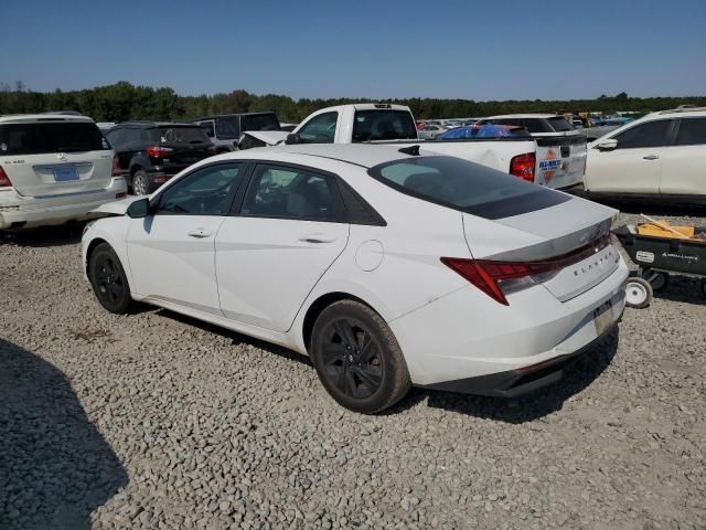 2021 Hyundai Elantra Blue