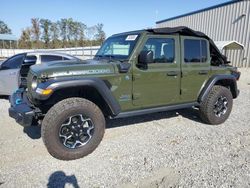 Jeep Wrangler salvage cars for sale: 2023 Jeep Wrangler Rubicon 4XE