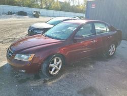 Hyundai Sonata salvage cars for sale: 2007 Hyundai Sonata SE