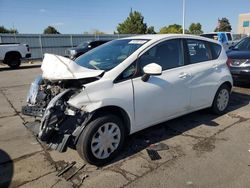 Nissan Versa salvage cars for sale: 2015 Nissan Versa Note S