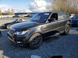 Land Rover salvage cars for sale: 2016 Land Rover Range Rover Sport SE