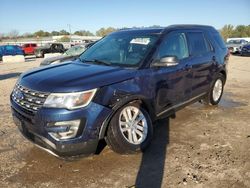 Ford Explorer salvage cars for sale: 2017 Ford Explorer XLT