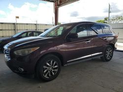 Salvage cars for sale from Copart Homestead, FL: 2013 Infiniti JX35