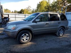 Salvage cars for sale from Copart Lyman, ME: 2003 Honda Pilot EXL