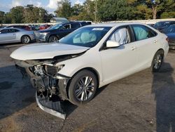 Toyota Camry salvage cars for sale: 2016 Toyota Camry LE