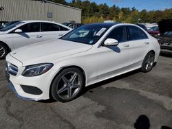 Salvage cars for sale from Copart Exeter, RI: 2015 Mercedes-Benz C 300 4matic