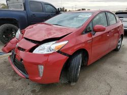 Salvage cars for sale from Copart Pekin, IL: 2013 Toyota Prius