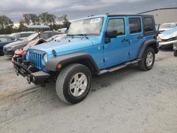 Jeep salvage cars for sale: 2010 Jeep Wrangler Unlimited Sport