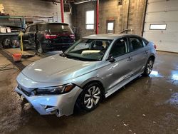 Salvage cars for sale from Copart London, ON: 2022 Honda Civic LX