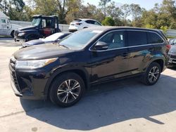 Toyota Highlander salvage cars for sale: 2018 Toyota Highlander LE