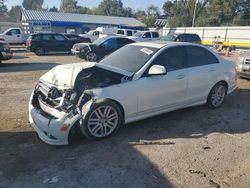 Mercedes-Benz salvage cars for sale: 2009 Mercedes-Benz C 300 4matic