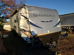 Springdale Travel Trailer salvage cars for sale: 2021 Springdale Travel Trailer