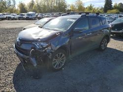 Toyota Vehiculos salvage en venta: 2017 Toyota Rav4 HV Limited