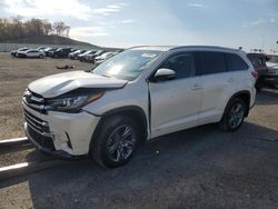 Toyota Highlander salvage cars for sale: 2019 Toyota Highlander Hybrid Limited