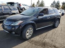 Nissan Murano salvage cars for sale: 2006 Nissan Murano SL