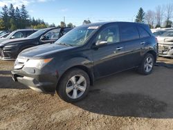 Acura salvage cars for sale: 2009 Acura MDX