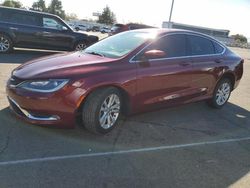 Chrysler 200 salvage cars for sale: 2016 Chrysler 200 Limited