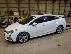 Chevrolet salvage cars for sale: 2016 Chevrolet Cruze Premier