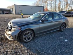 Mercedes-Benz c-Class salvage cars for sale: 2019 Mercedes-Benz C 300 4matic