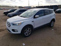 Ford salvage cars for sale: 2017 Ford Escape SE