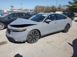 Honda salvage cars for sale: 2023 Honda Accord Touring Hybrid