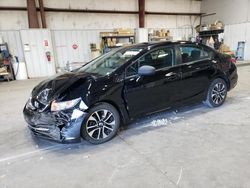 Honda Civic salvage cars for sale: 2015 Honda Civic EX