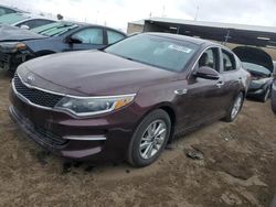 KIA Optima salvage cars for sale: 2016 KIA Optima LX