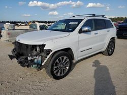 Jeep salvage cars for sale: 2017 Jeep Grand Cherokee Overland