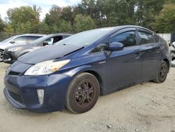 Vehiculos salvage en venta de Copart Waldorf, MD: 2015 Toyota Prius