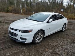 Chevrolet Malibu salvage cars for sale: 2016 Chevrolet Malibu LT