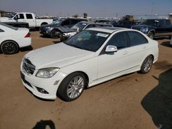 Mercedes-Benz c-Class salvage cars for sale: 2009 Mercedes-Benz C300