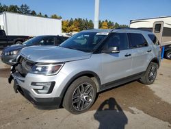 Ford Explorer salvage cars for sale: 2017 Ford Explorer Sport