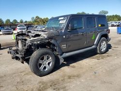 Jeep Wrangler salvage cars for sale: 2018 Jeep Wrangler Unlimited Sport