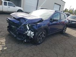 Subaru salvage cars for sale: 2024 Subaru Crosstrek Premium