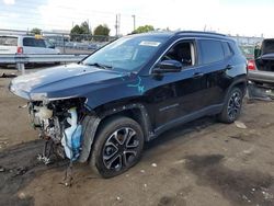 Jeep Compass salvage cars for sale: 2022 Jeep Compass Limited