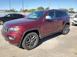 Jeep salvage cars for sale: 2018 Jeep Grand Cherokee Limited