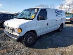 Salvage cars for sale from Copart Arlington, WA: 2001 Ford Econoline E150 Van