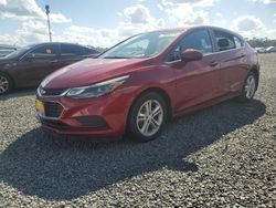 Chevrolet Cruze salvage cars for sale: 2017 Chevrolet Cruze LT