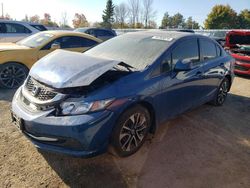 Honda salvage cars for sale: 2013 Honda Civic LX