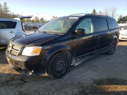 Salvage cars for sale from Copart Bowmanville, ON: 2010 Dodge Grand Caravan SE