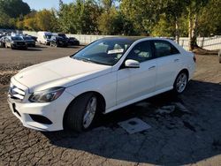 Mercedes-Benz e-Class salvage cars for sale: 2014 Mercedes-Benz E 350 4matic